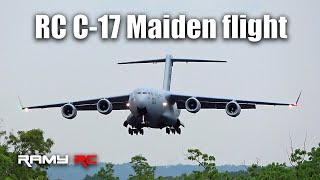 Worlds biggest RC C17 Globemaster remaiden flight [upl. by Porush]