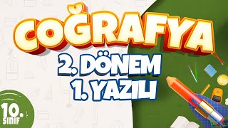 10 Sınıf 2 Dönem 1 Yazılı Hazırlık  Coğrafya [upl. by Bernelle]