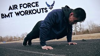 GET IN SHAPE FOR AIR FORCE BMT  Air Force PT Workouts [upl. by Camroc98]