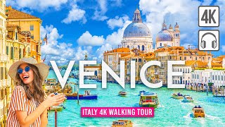 VENICE Italy 4K Walking Tour  Captions amp Immersive Sound 4K Ultra HD60fps [upl. by Siderf849]