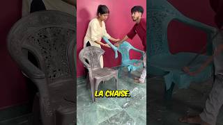 Ce couple crée un fauteuil en partant de deux chaises 🪑 [upl. by Vilhelmina]