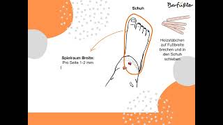 Größenbestimmung bei Barfußschuhen  wie messe ich meine Füße [upl. by Persse]
