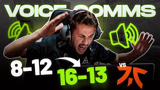 COMEBACK VS FNATIC A CAMINHO DO RMR  VOICE COMMS by GGCASE [upl. by Ayerim]