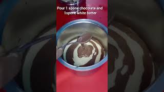 Zebra cake recipeZebra cake Recipecakerecipeshortsrecipecake ଜେବ୍ରା କେକ୍ ରେସିପି [upl. by Nicol]