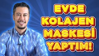 😍EVDE KOLAJEN MASKESİ 😍 NASIL YAPILIR [upl. by Lavro701]