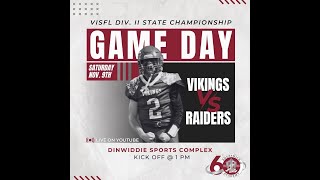 Brunswick Academy Vikings vs Southampton Raiders VISFL Div 2 State Championship 11924 [upl. by Zane70]