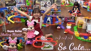 Disney Junior Super RollerSkating Minnie Mouse Toy Doll  Dalmatian Dogs Playset Playtime [upl. by Anaile685]