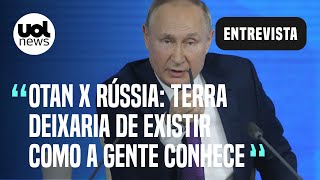 Tensão Rússia x Ucrânia Enfrentamento com Otan levaria à guerra termonuclear diz professor [upl. by Aldus]