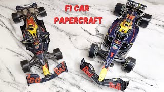 F1 car Redbull RB16 amp RB18 Papercraft [upl. by Acinej]