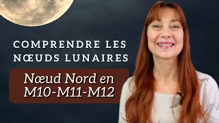 COMPRENDRE LES NOEUDS LUNAIRES EN MAISONS  Nœud Nord en M10M11M12 [upl. by Aenet]