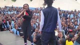 KENDI CHRISTINE PERFOMANCE AT BARICHO HIGH 2024 CULTURAL SHOW FULL ENERGY [upl. by Maggio]