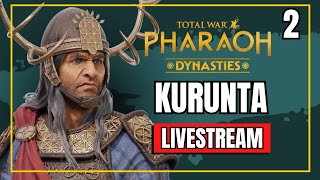 💀 100 MORALE Build w KURUNTA💀 pt 2 Total War PHARAOH Dynasties Gameplay Campaign Lets Play [upl. by Nagah]