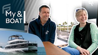 Our first Fountaine Pajot MY5 power catamaran  MyBoatAndI  OpenDays1 [upl. by Natsyrk477]