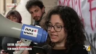 “No accordi con università israeliane e aziende belliche” la lotta degli studenti [upl. by Kyriako]