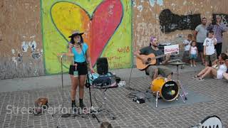 Daiana Lou  Street Performers Singing [upl. by Benjy]