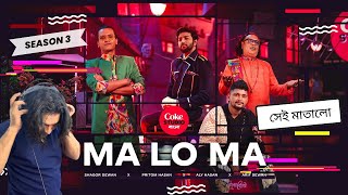 Ma Lo Ma  Reaction I Coke Studio Bangla  Season 3 [upl. by Nevs453]