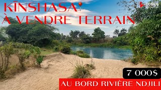 TERRAIN AU BORD DE LA RIVIERE NJILI À KINSHASA CONGO RDC [upl. by Ueihttam]