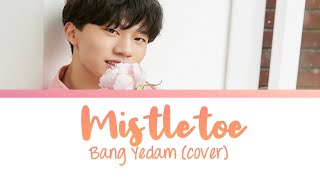 YG TREASURE  Bang Yedam  Mistletoe cover lyrics [upl. by Yrok]