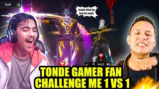 Tonde gamer vs Laka Gamer😱 tonde gamer fan challenge me 1 vs 1😬 Garena free fire [upl. by Anirehtac]