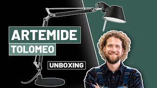 Artemide TOLOMEO Mini Tavolo Tischleuchte Unboxing amp Aufbau [upl. by Ellevehs]