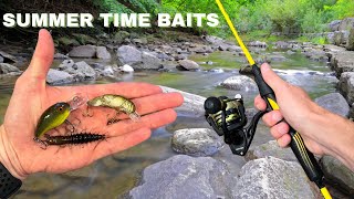 Late Summer Creek Fishing With Rebel Craws amp Nikko Hellgrammites fishing creek smallmouthbass [upl. by Ally]