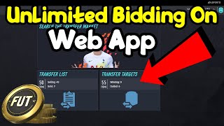 How To Bid On Unlimited Cards Using The Web App [upl. by Cristiona299]