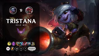 Tristana Mid vs Katarina  KR Master Patch 142 [upl. by Vergos]