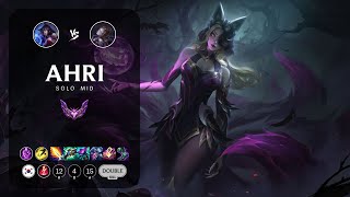 Ahri Mid vs Orianna  KR Master Patch 141 [upl. by Pachton]