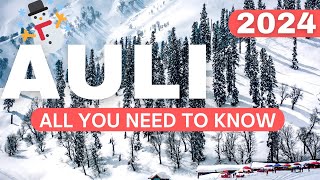 Auli Tourist Places  Auli Travel Guide With Budget  How To Reach Auli Joshimath Uttarakhand [upl. by Otrevlig]