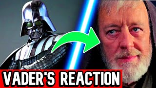 How Did Darth Vader React To Obi Wan’s Death shorts [upl. by Howlyn920]