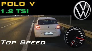 VW POLO 2015 12 TSI 90hp 0211 kmh Acceleration amp Top speed [upl. by Varion816]