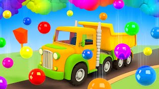 The dump truck needs help Helper Cars on a mission Car cartoons for kids amp Street vehicles [upl. by Lemaceon]