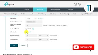 Como limitar la velocidad de Internet de la red WIFI TPLink EAP225 [upl. by Akire]