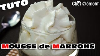 Recette GOURMANDE  Mousse de MARRONS au SIPHON  Chef Clément [upl. by Larimore450]