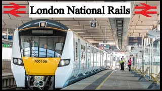 London National Rails  Travelling from Farringdon to East Croydon [upl. by Odranreb928]