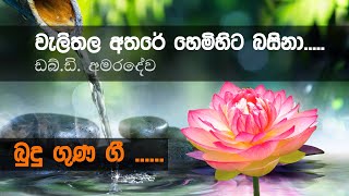 Walithala Athare වැලිතල අතරේ W D Amaradeva  Budu Guna Gee [upl. by East387]