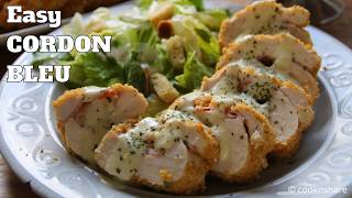 The Easiest Chicken Cordon Bleu You Will Ever Make  Christmas Style [upl. by Brittaney]