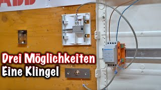 Klassische Klingel verdrahten ElektroM [upl. by Laikeze]