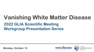 Vanishing White Matter Disease Workgroup 2022 GLIA Scientific Meeting [upl. by Ellerret960]