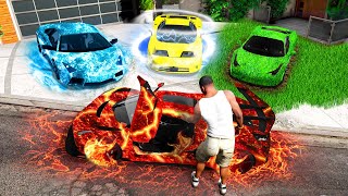 Collecting SECRET ELEMENTAL CARS in GTA 5 [upl. by Dlared]