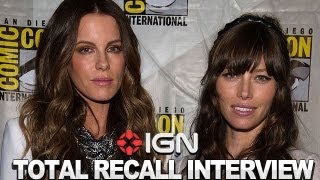 Total Recall  Jessica Biel and Kate Beckinsale [upl. by Ojahtnamas]