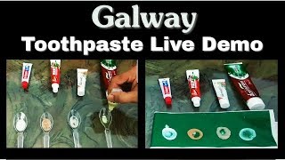 Galway Toothpaste Demo [upl. by Aniarrol]