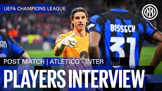 SOMMER AND DE VRIJ  ATLETICO MADRID 21 INTER 32 on penalties  PLAYERS INTERVIEW 🎙️⚫🔵 [upl. by Burrton637]