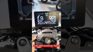 2024 Zontes 350R Speedometer Explain  Multiple Modes 😯 zontes350r trending shorts [upl. by Sreip432]