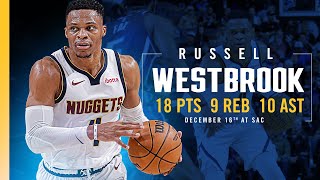 Russell Westbrook Near TripleDouble vs Kings  Full Game Highlights 121624 📺 [upl. by Dorwin]