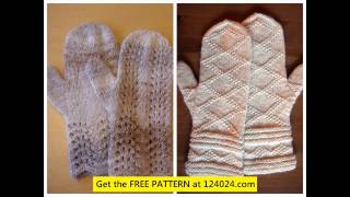 cable knit mittens [upl. by Mikaela797]