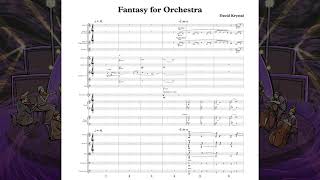 Fantasy for Orchestra SCORE  Tunes in the Key of Hollywood  David Krystal [upl. by Zarla]