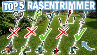 Top 5 RASENTRIMMER 2024  Die Besten Akku Rasentrimmer aus 5 Preisklassen [upl. by Mclaurin673]