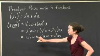 Product Rule  MIT 1801SC Single Variable Calculus Fall 2010 [upl. by Lebna]