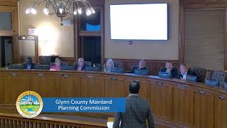 Glynn County Mainland Planning Commission 642024 [upl. by Llemert]